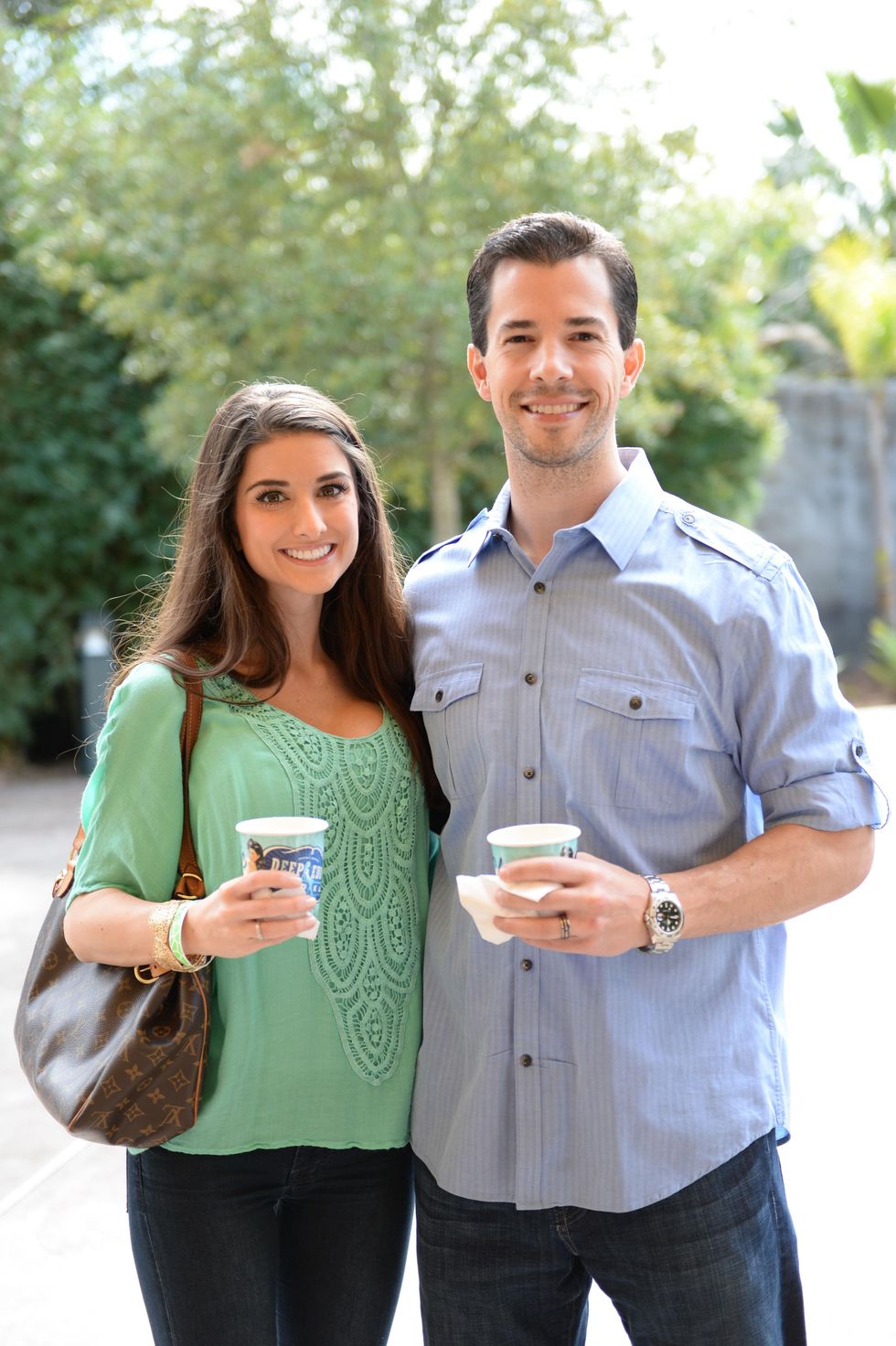 Lauren and Gerami Granello at Houston's Young Professionals Flock to a Beastly Brunch at the zoo February 2015