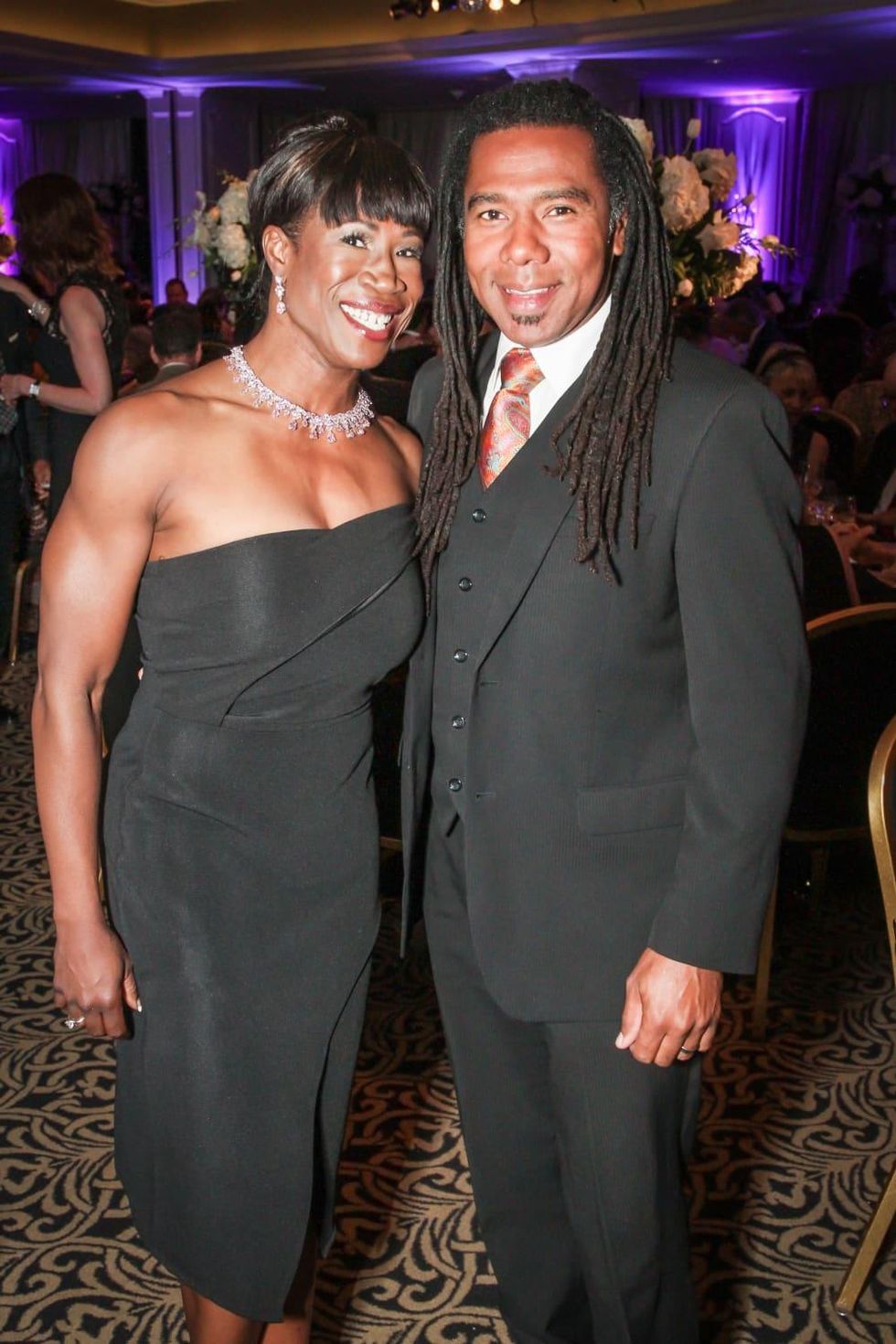 Lauren Anderson, Reginald Adams at Houston Arts Alliance performance by Audra McDonald