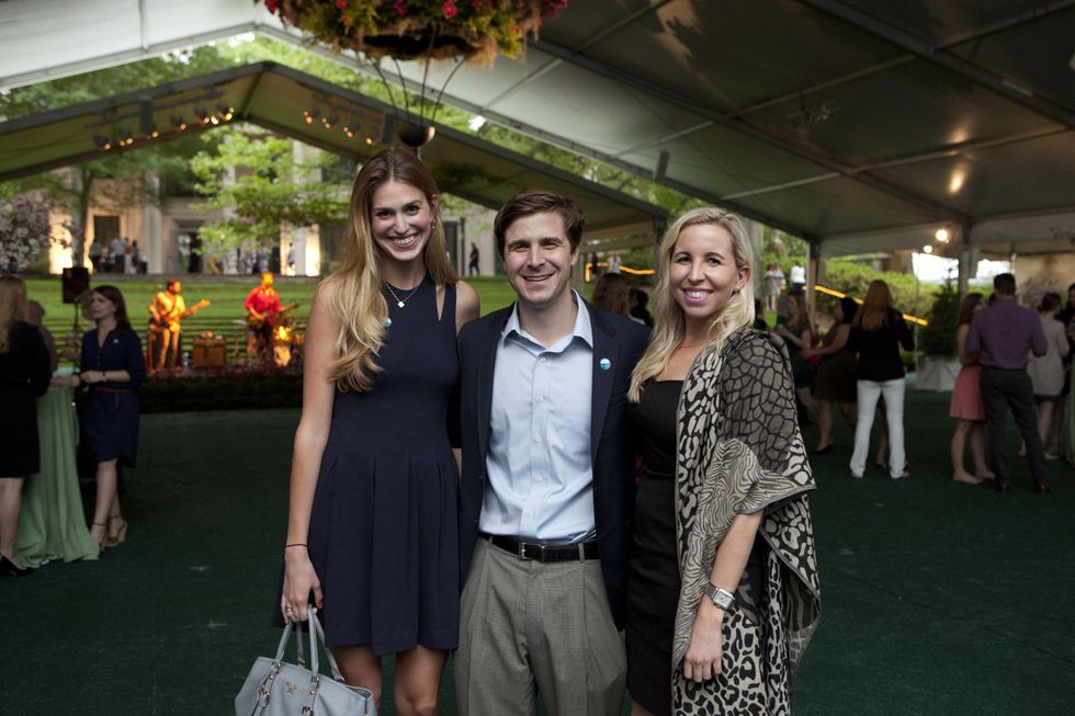 Lauren Baughman, from left, Carter Leggett and Lauren Roberge at Bayou Bend's Bubbly on the Bend April 2014