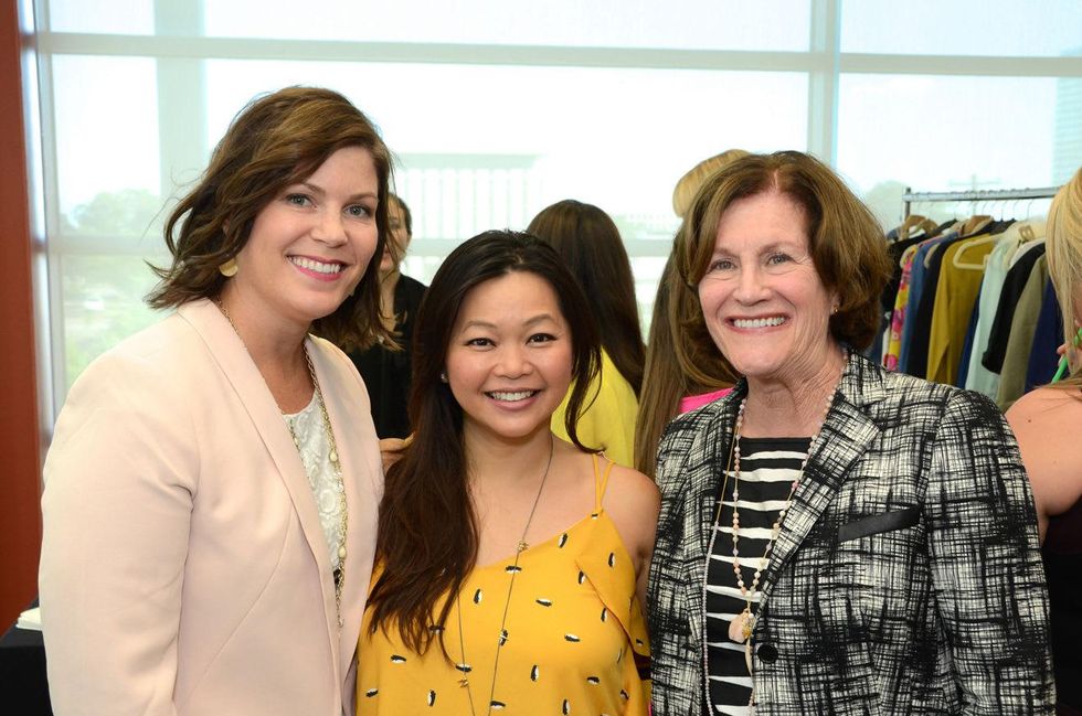 Lauren Levicki Courville, from left, Chloe Dao and Nancy Levicki at WOW\u2019s Membership Drive June 2014.