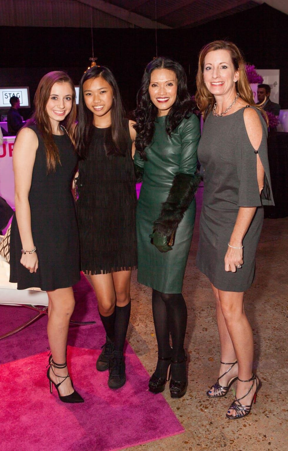Lauren Sickafoose, Anais Nguyen, Duyen Nguyen, Christina Sickafoose at Heart of Fashion