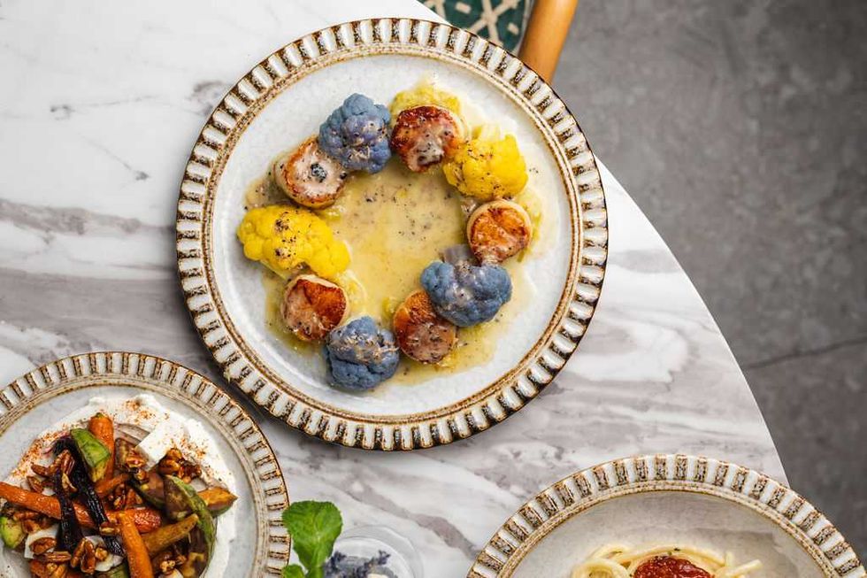 Lazy Lane scallops