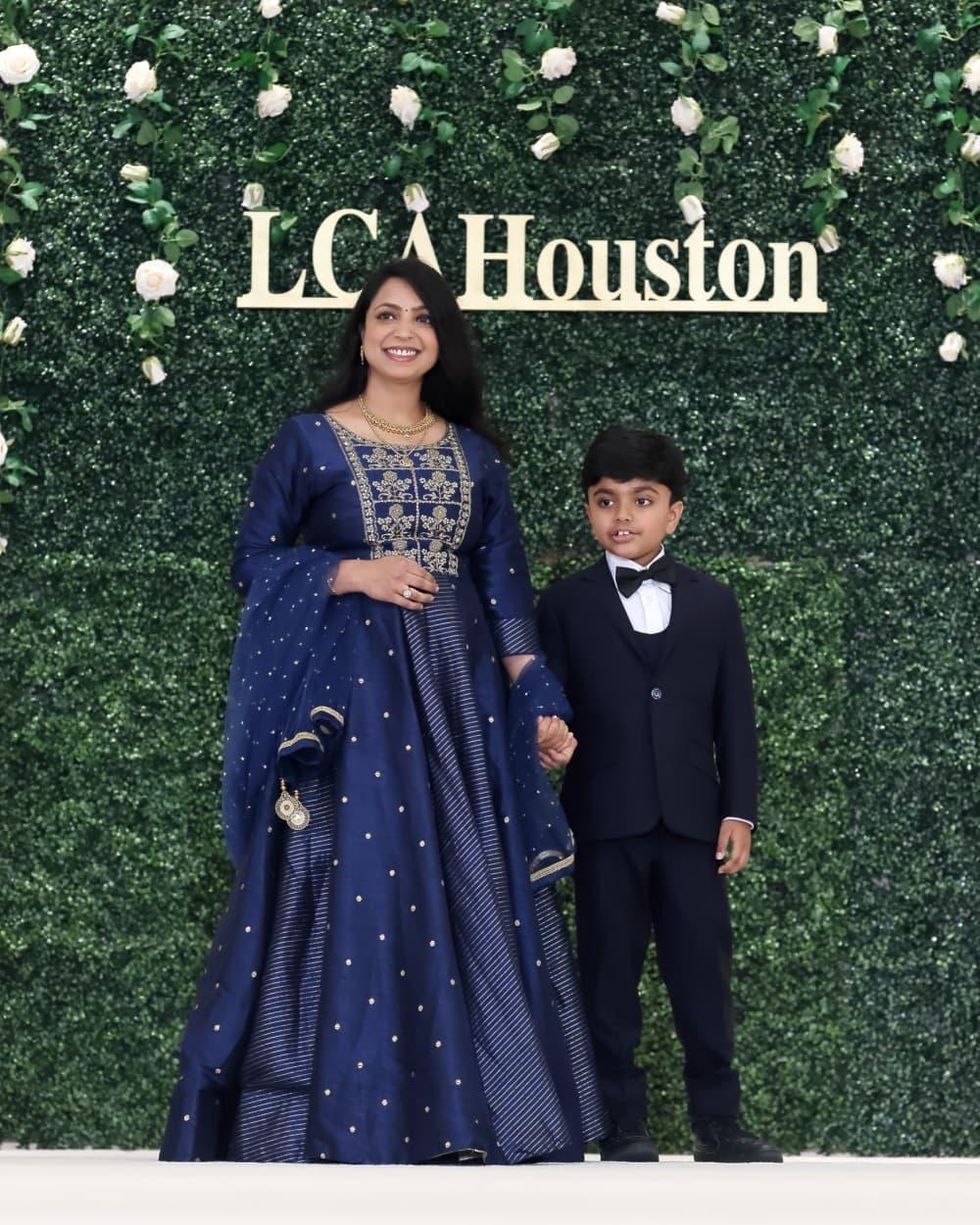 LCA Houston Mother's Day Soiree 2021Deepika Agarwal with her son Aryan