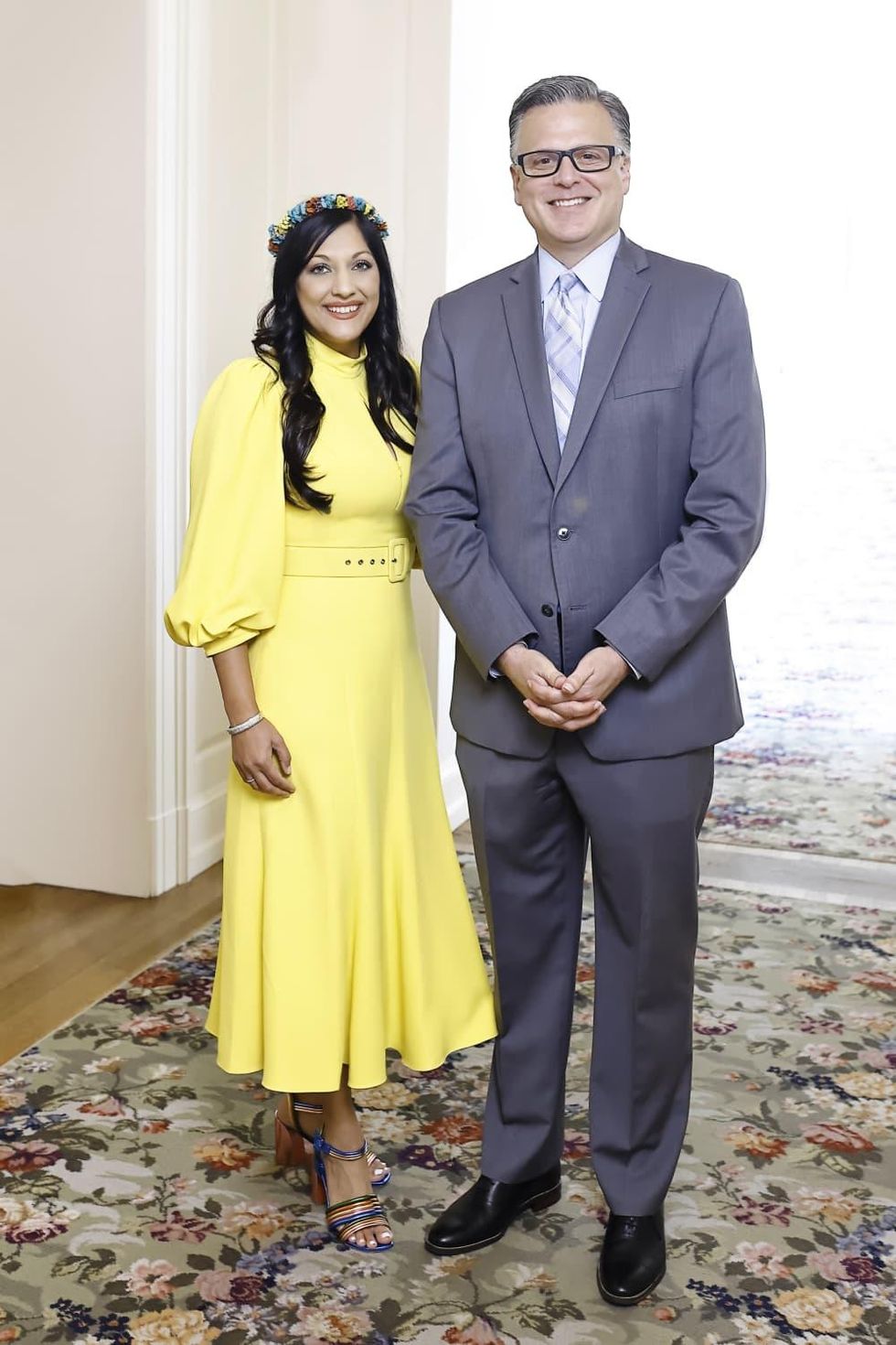 LCA Houston Mother's Day Soiree 2022 Emcees Dr. Sippi Khurana and Tom Abrahams