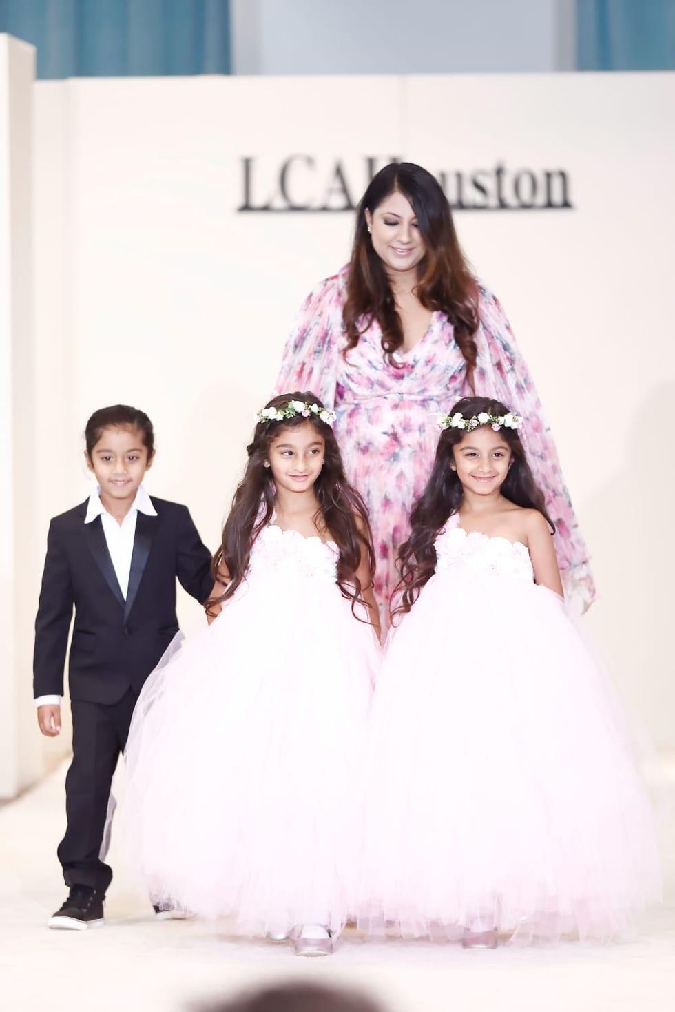 LCA Houston Mother's Day Soiree 2022 Kanchan Singh with her children