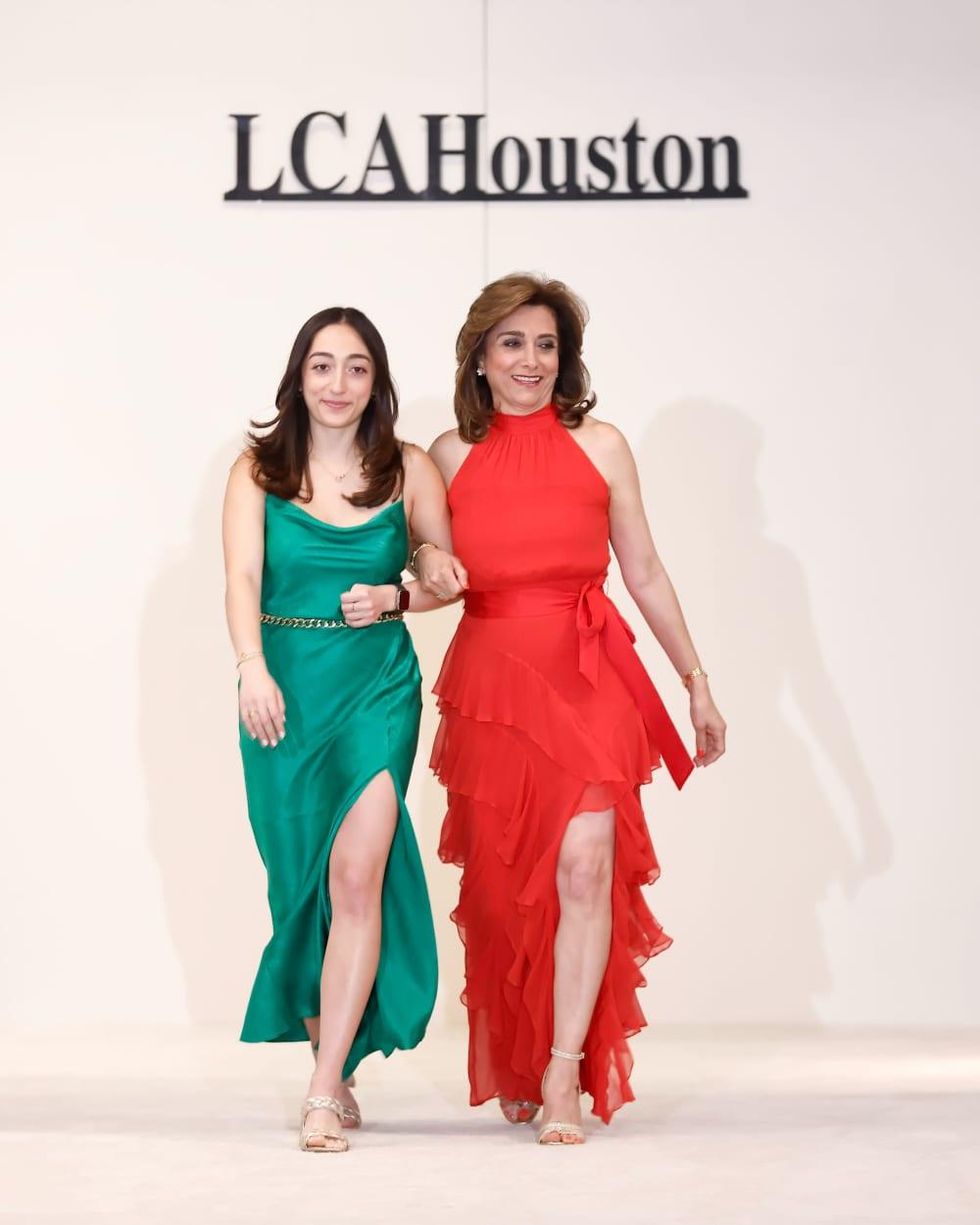 LCA Houston Mother's Day Soiree 2022 Niloufar Molavi with her daughter