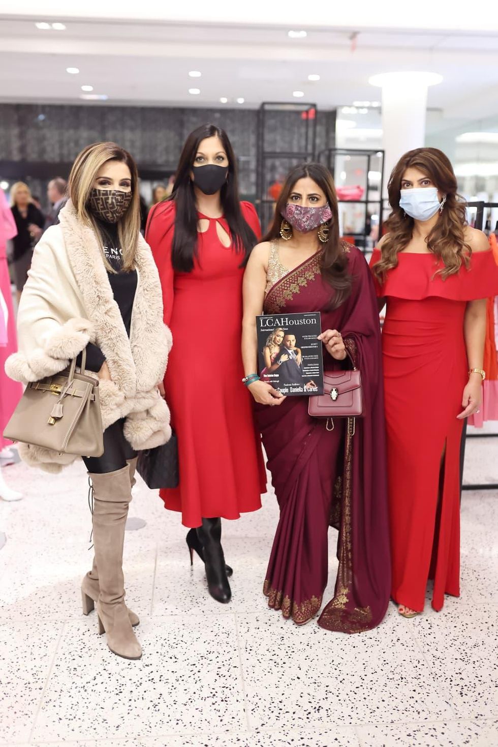 LCA Houston Winter Spring Power Couples 2021 Correa Sneha Merchant, Dr. Sippi Khurana, Ruchi Mukherjee and Namrata Goel