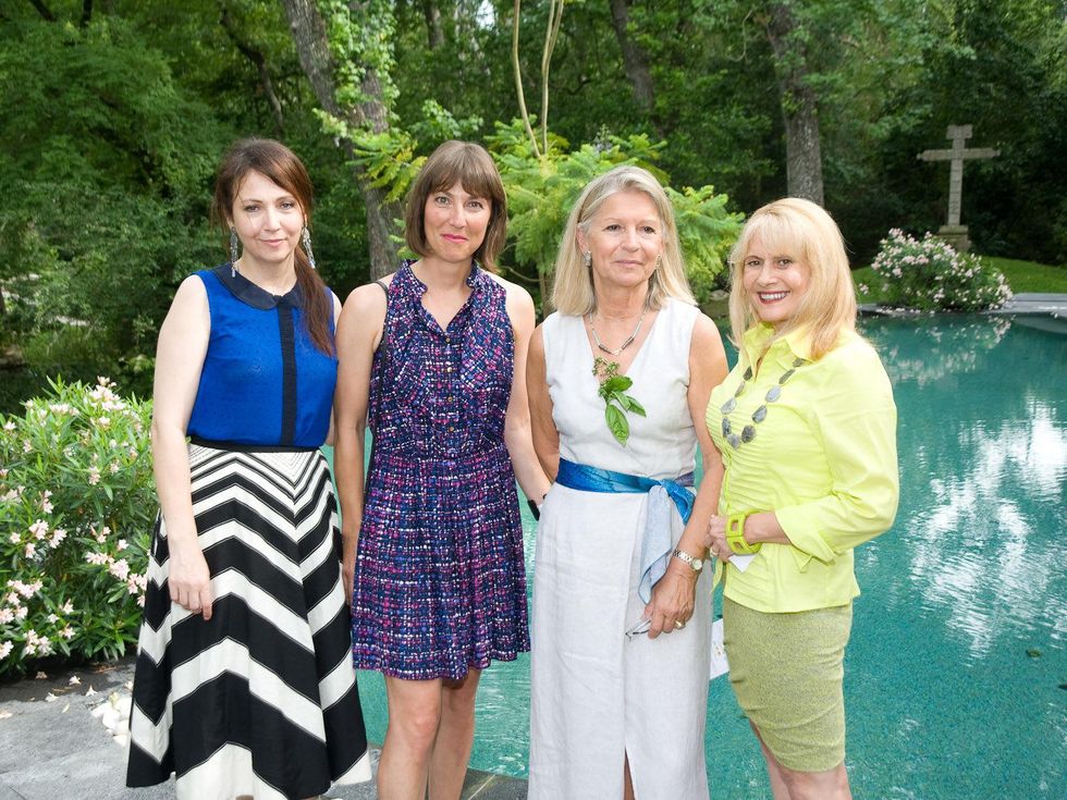 Le grand Concours Macaron Houston June 2013 Karine Parker, Sylvie Christophe, Marie-Laure Reed and Sharon Brier