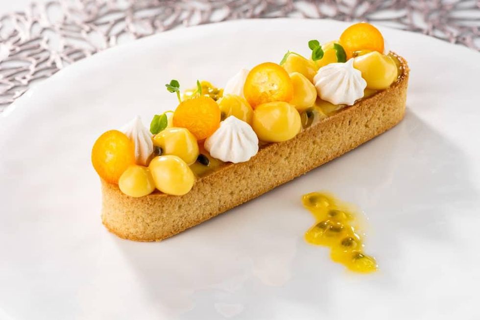 Le Jardinier Passionfruit Kumquat tart