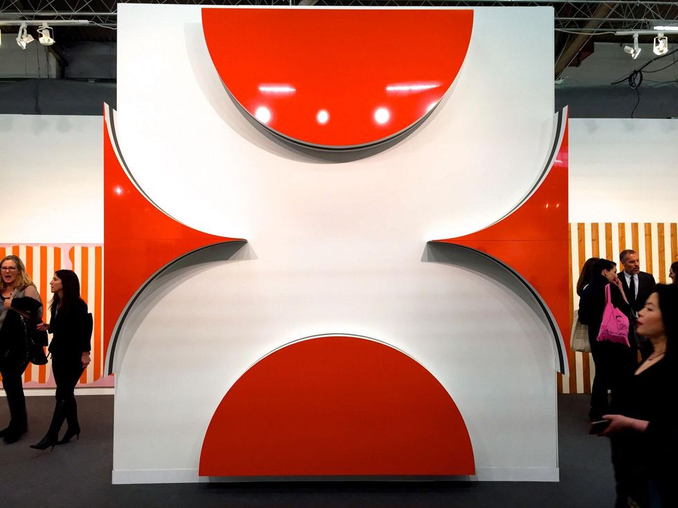 Lea Weingarten Armory Arts Week Fair Story March 2015 Image 15 Daniel Buren Retrospective @ kamel mennour