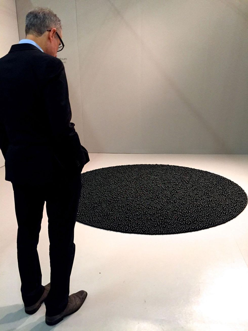 Lea Weingarten Armory Arts Week Fair Story March 2015 Image 16 Mona Hatoum Turbulence (clack) Alexander and Bonin Gallery