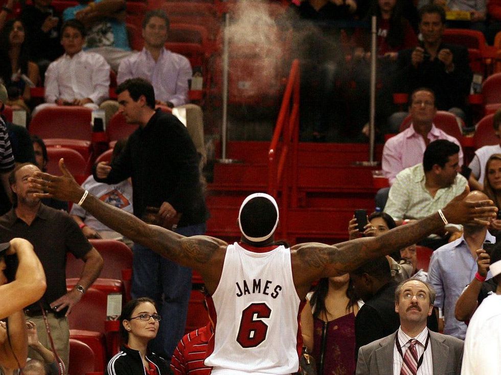 LeBron James, smoke