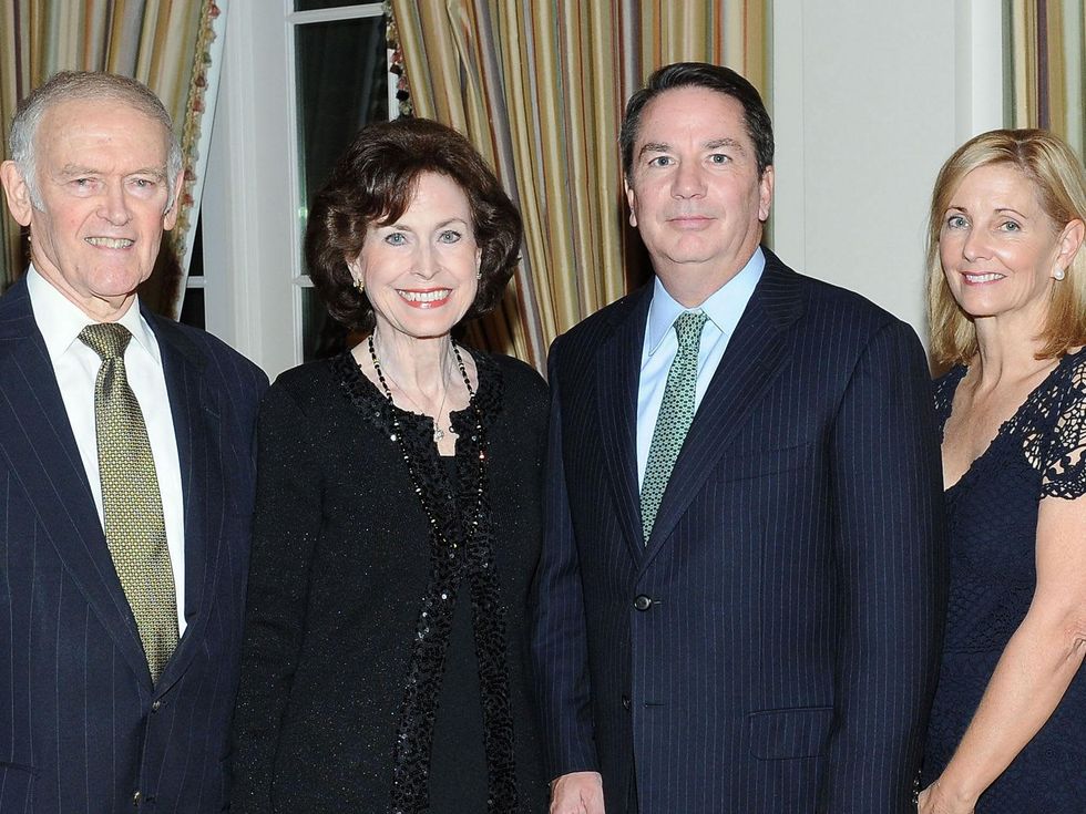 Lee and Annette Duggan, from left, Glenn and Susan Ballard and David Chaumette at the Houston Bar Association Harvest Celebration November 2013