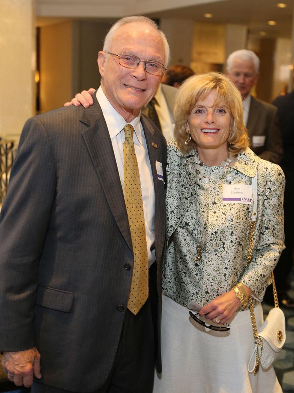 Lee Griffin and Ann Harrison at the LSU Foundation luncheon June 2014