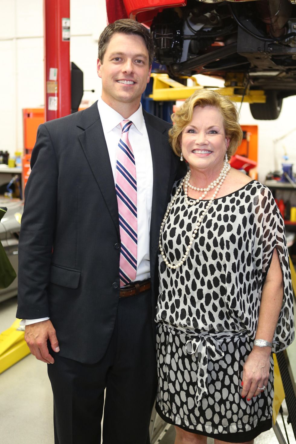 Lee Hollman and Robin Vann at the Joints in Action at Ferrari of Houston June 2014