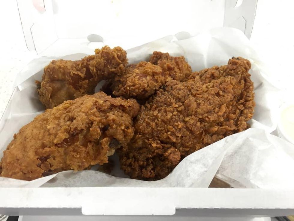 Lee's fried chicken and donuts