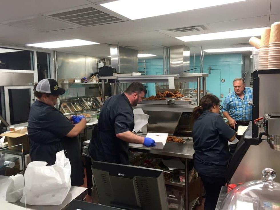 Lee's fried chicken and donuts