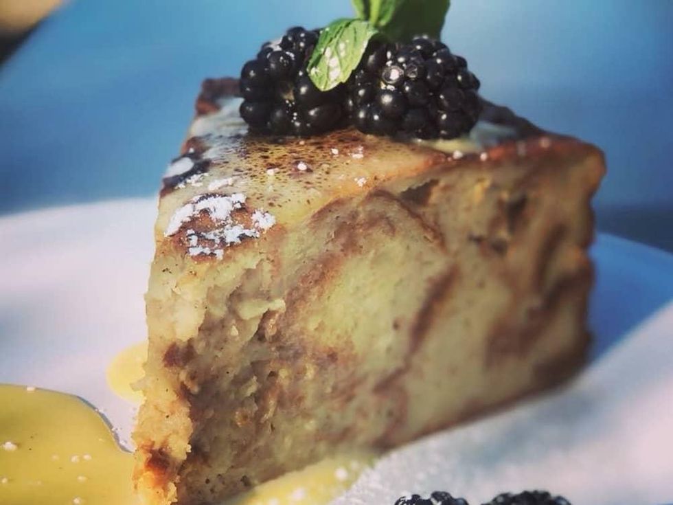 Leeland House creme brulee French toast