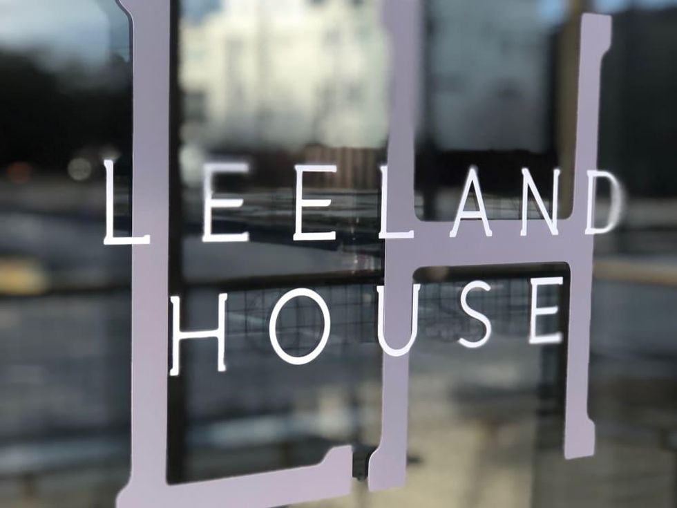 Leeland House sign