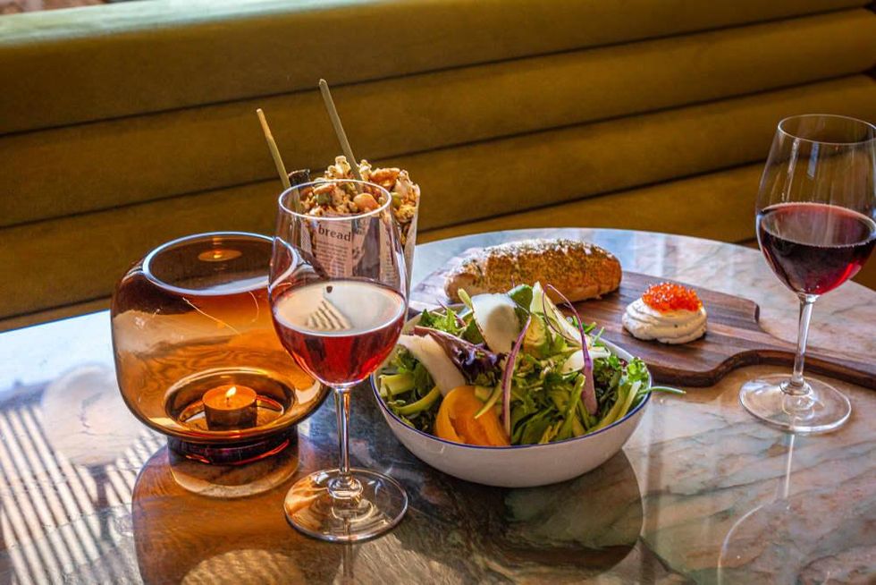 Lees Den food and wine