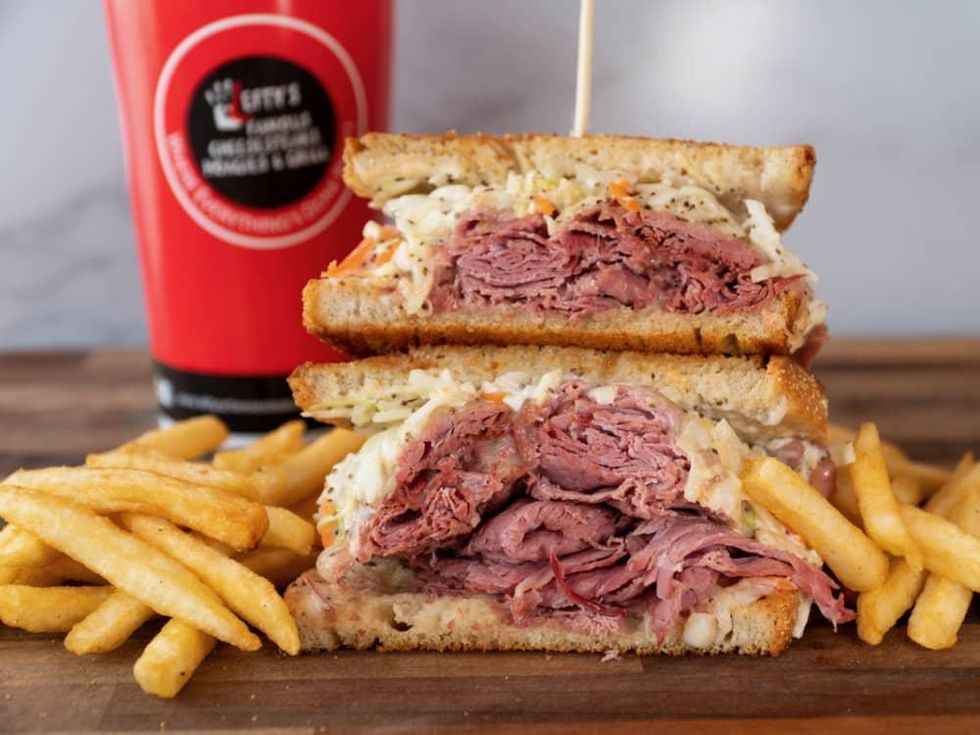Lefty's Cheesesteaks reuben sandwich