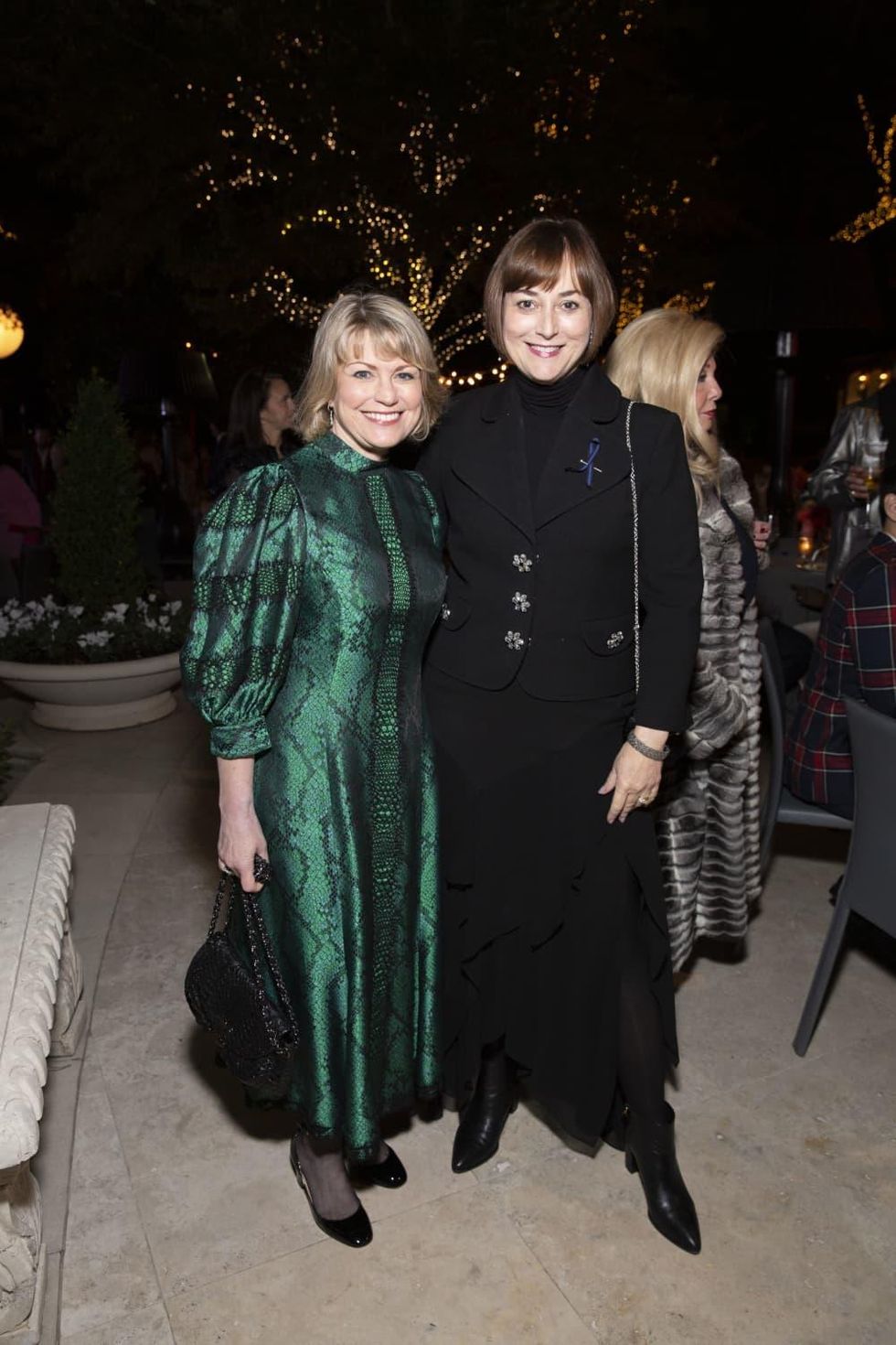 Legacy Community Health Services cocktail party 2019 Kelley Lubanko and Leigh Smith