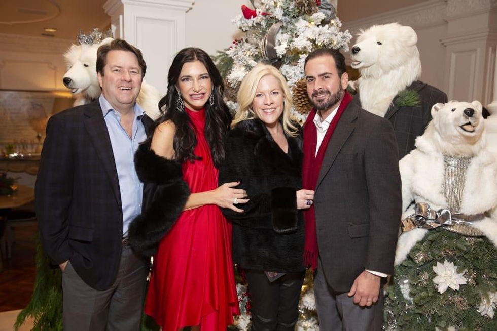 Legacy Community Health Services cocktail party 2019 Michael and Melissa Mithoff, Kara and Ulises Vidal