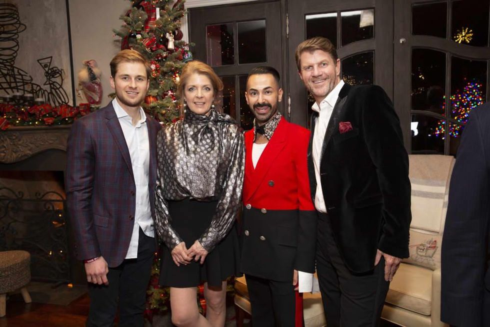 Legacy Community Health Services cocktail party 2019 Patrick Fertitta, Paige Fertitta, Fady Armanious, and Bill Baldwin