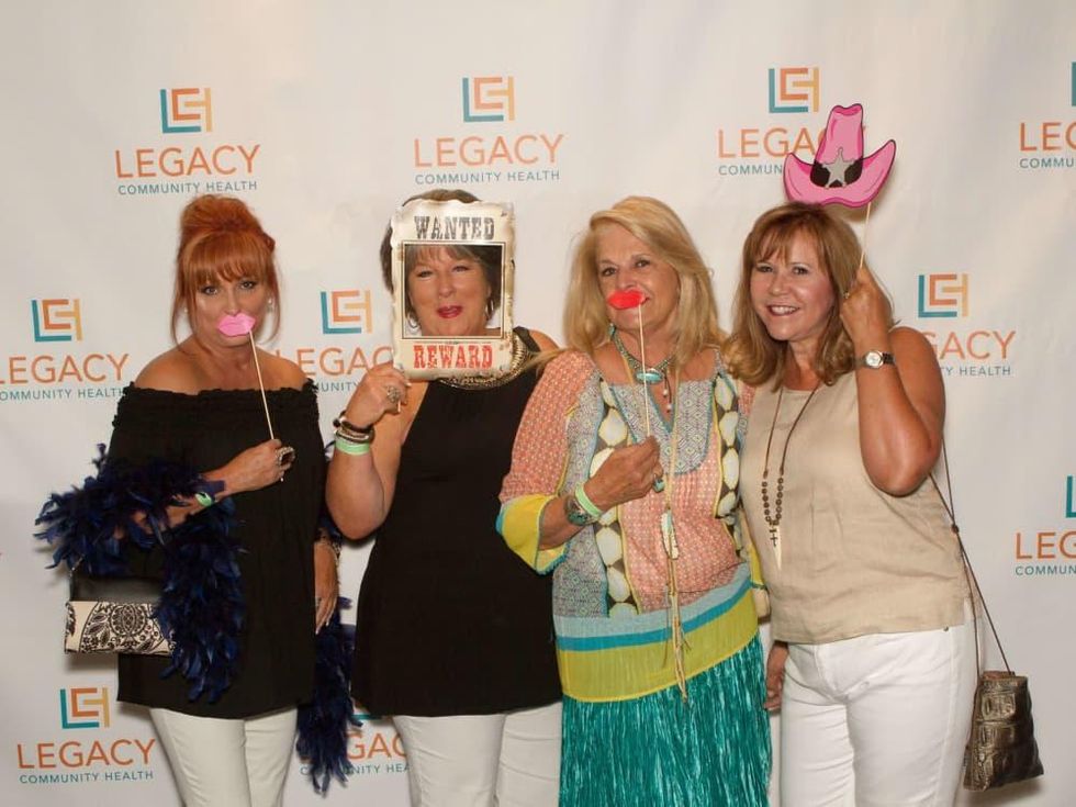 Legacy Mint Julep, July 2016, Sylvia Highfield, Margie Krause, Cookie Michaels, Cyndy Garza Roberts