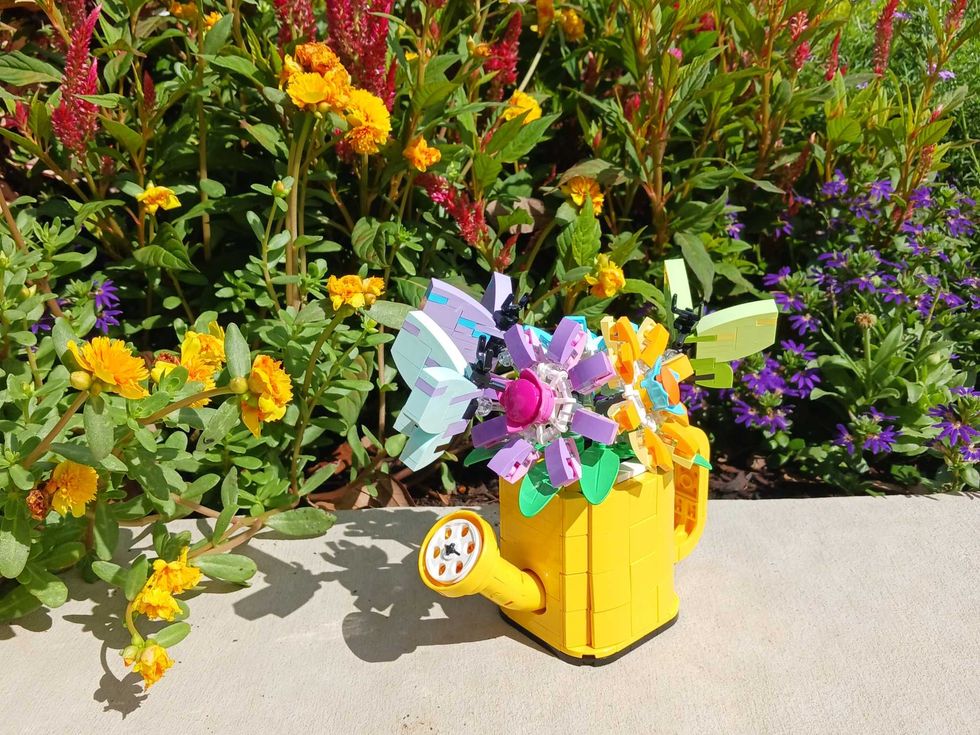 Lego Watering can Houston Botanic Garden