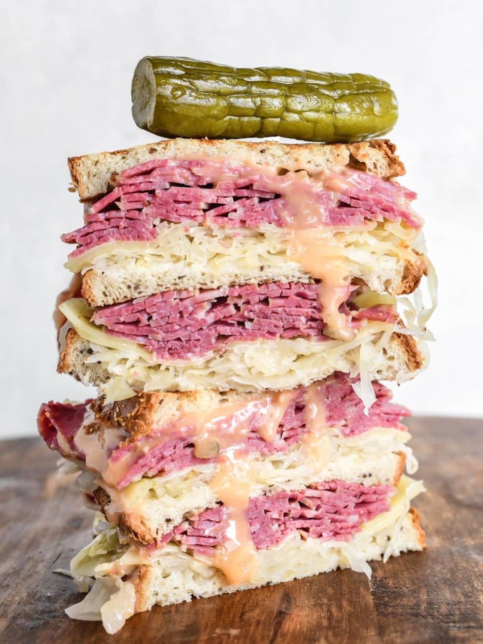 Leibmans classic Reuben sandwich