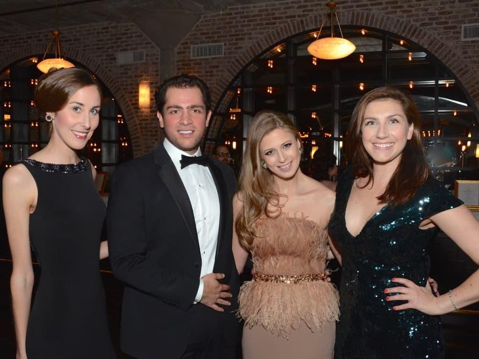 Leigh-Ann Laughlin, Guillermo Sierra, Auction Co-Chairman Tatiana Galitzine, Elizabeth Gregory at Stages Gala