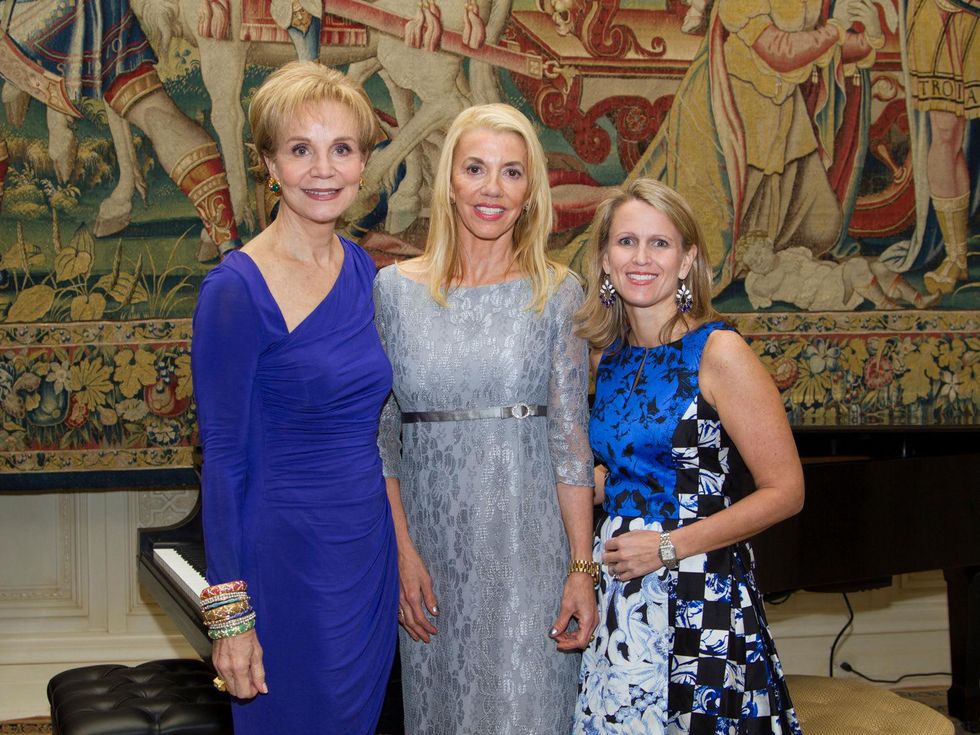 Leisa Holland Nelson, from left, Marie Bosarge and Julie Hardin at the AVDA event October 2013