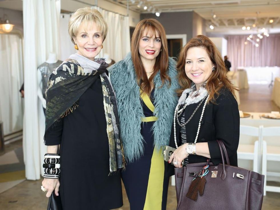 Leisa Holland Nelson, Karina Barberi, Donae Chramosta at Miles David fashion show
