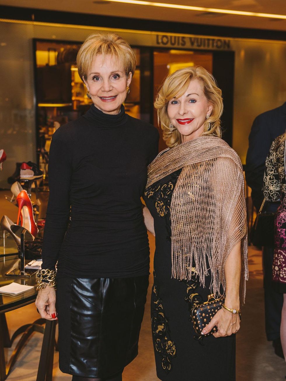 Leisa Holland Nelson, left, and Dana Kervin at the Passion for Fashion kickoff December 2013