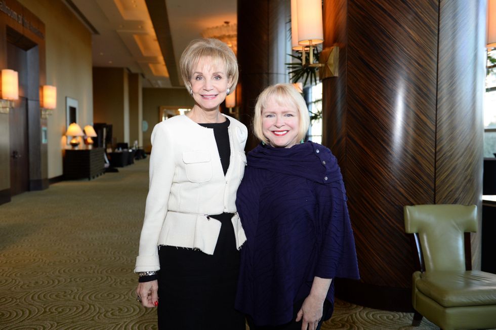 Leisa Holland Nelson, left, and Leila Perrin at the El Centro de Corazon luncheon March 2015
