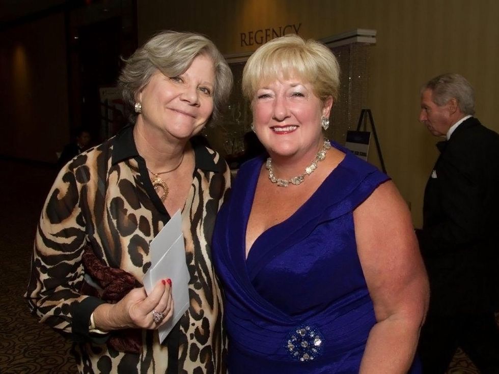 Lelani Hurles, left, and Mary Murray at the Big Brothers Big Sisters Gala September 2014