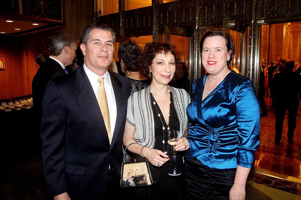 Leo Sayavedra, from left, Sarah Rothenberg and Laura Sayavedra at the Da Camera Gala April 2014