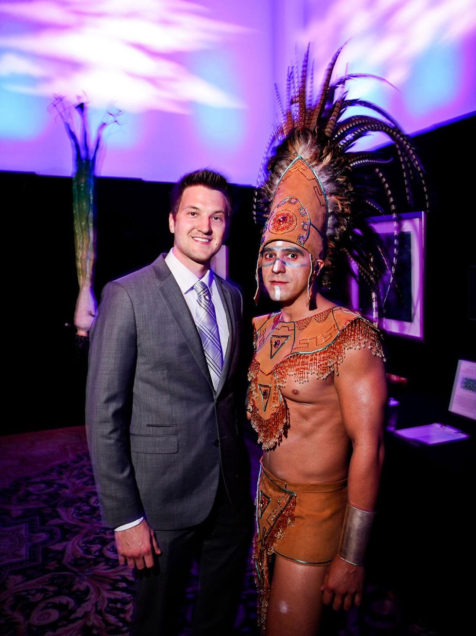 Leo Soehnlen, left, and Fabian Suarez at DREAMSCAPE The Orange Show's 32nd Annual Gala November 2013