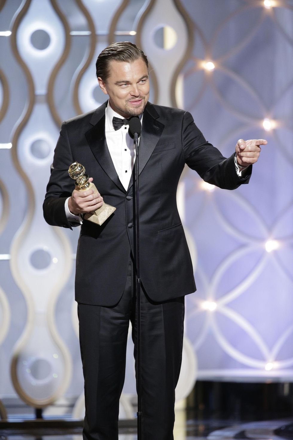 Leonardo DiCaprio at Golden Globes January 2014