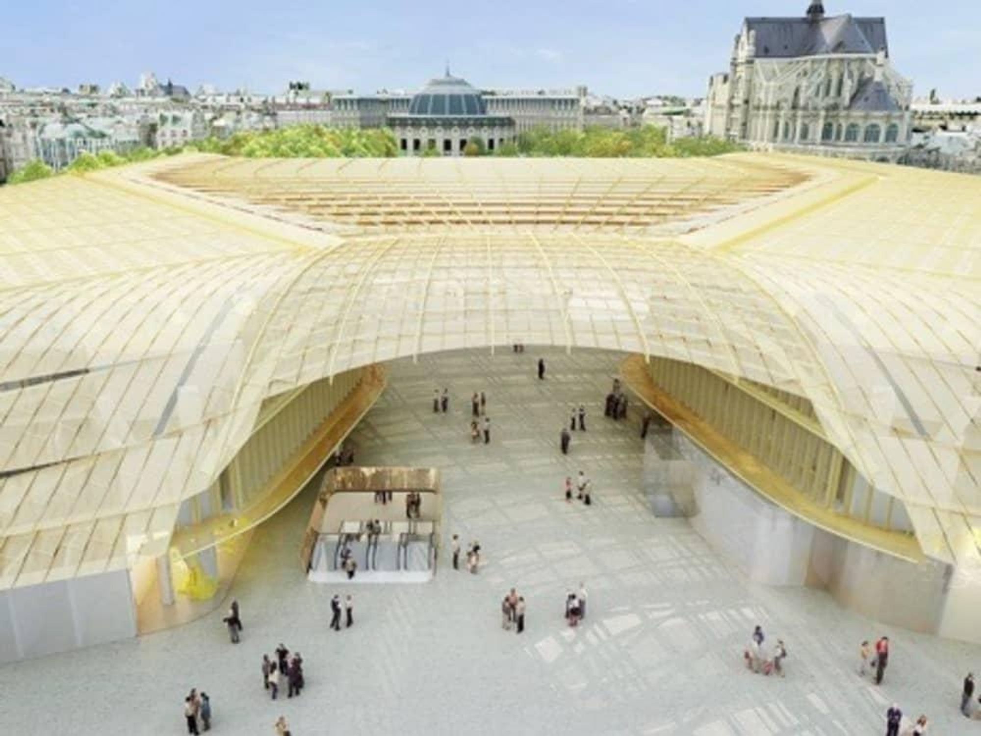 Les Halles canopy