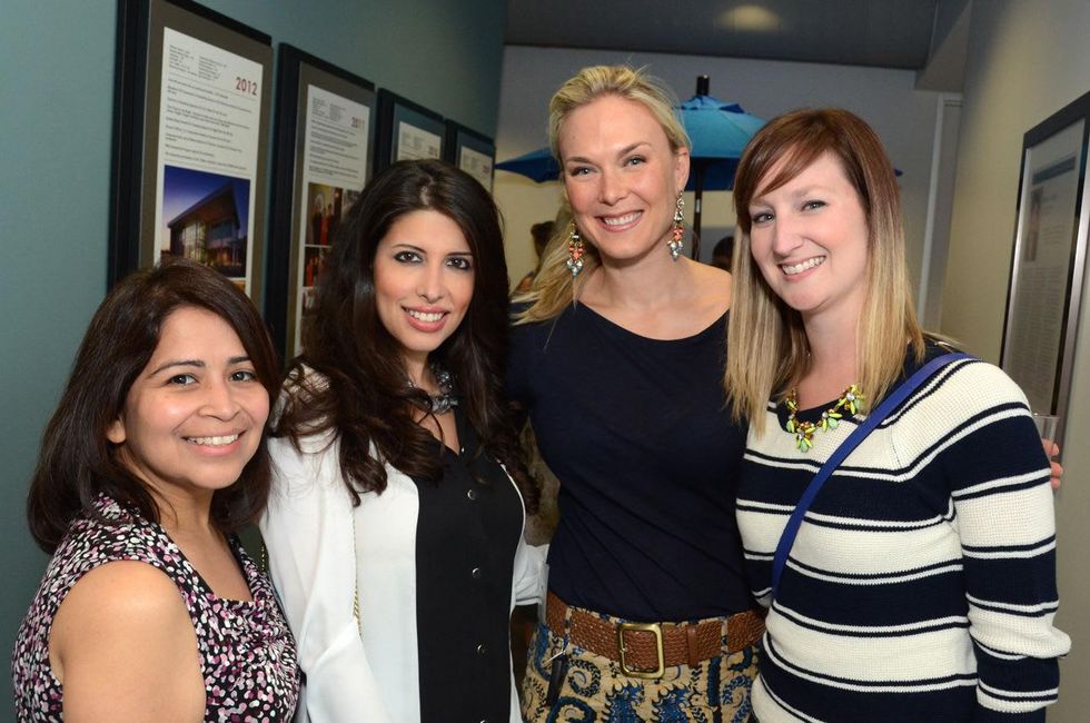 Leslie Fish, from left, Maria Lowery, Rebecca Emrick and Natalie Brannen at WOW\u2019s Membership Drive June 2014
