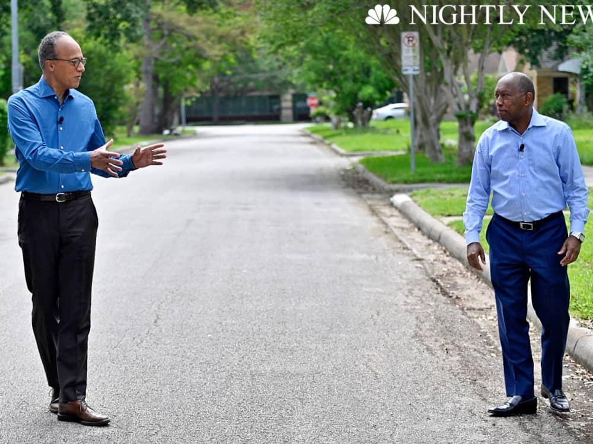 Lester Holt Mayor Sylvester Turner Houston