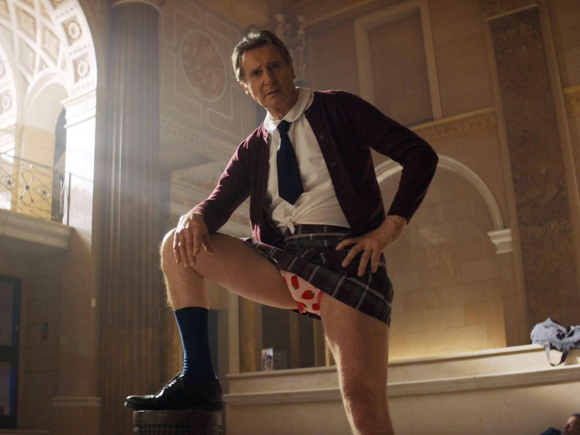 Liam Neeson in The Naked Gun