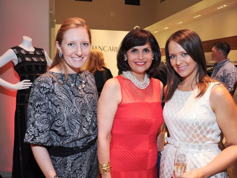 Liancarlo American Heart Association show at Elizabeth Anthony, Elyse Powers, Jessica WIlliams, Denise Castillo-Rhodes, Elyse Powers