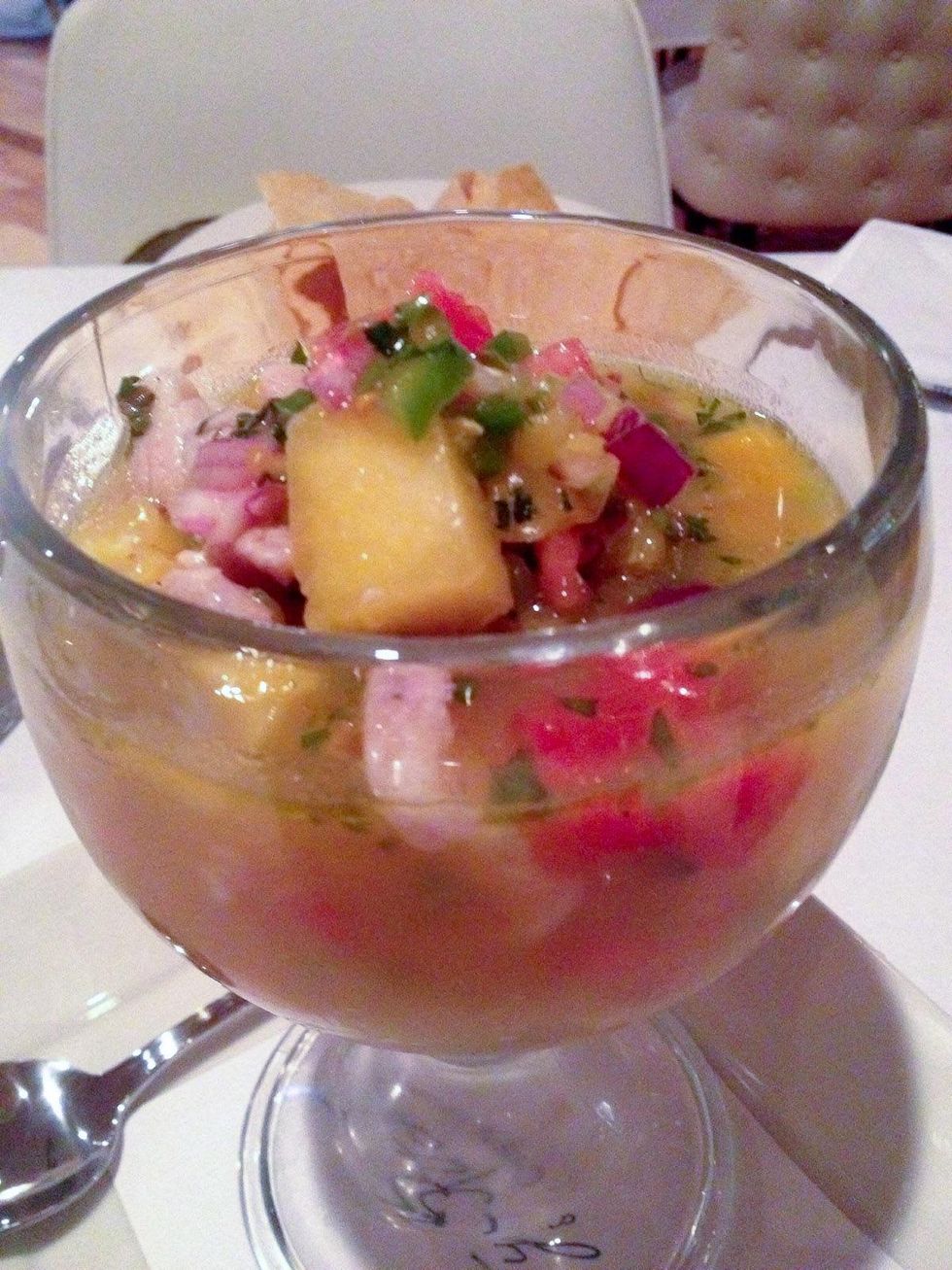 Liberty Kitchen & Oysterette on San Felipe October 2013 ceviche