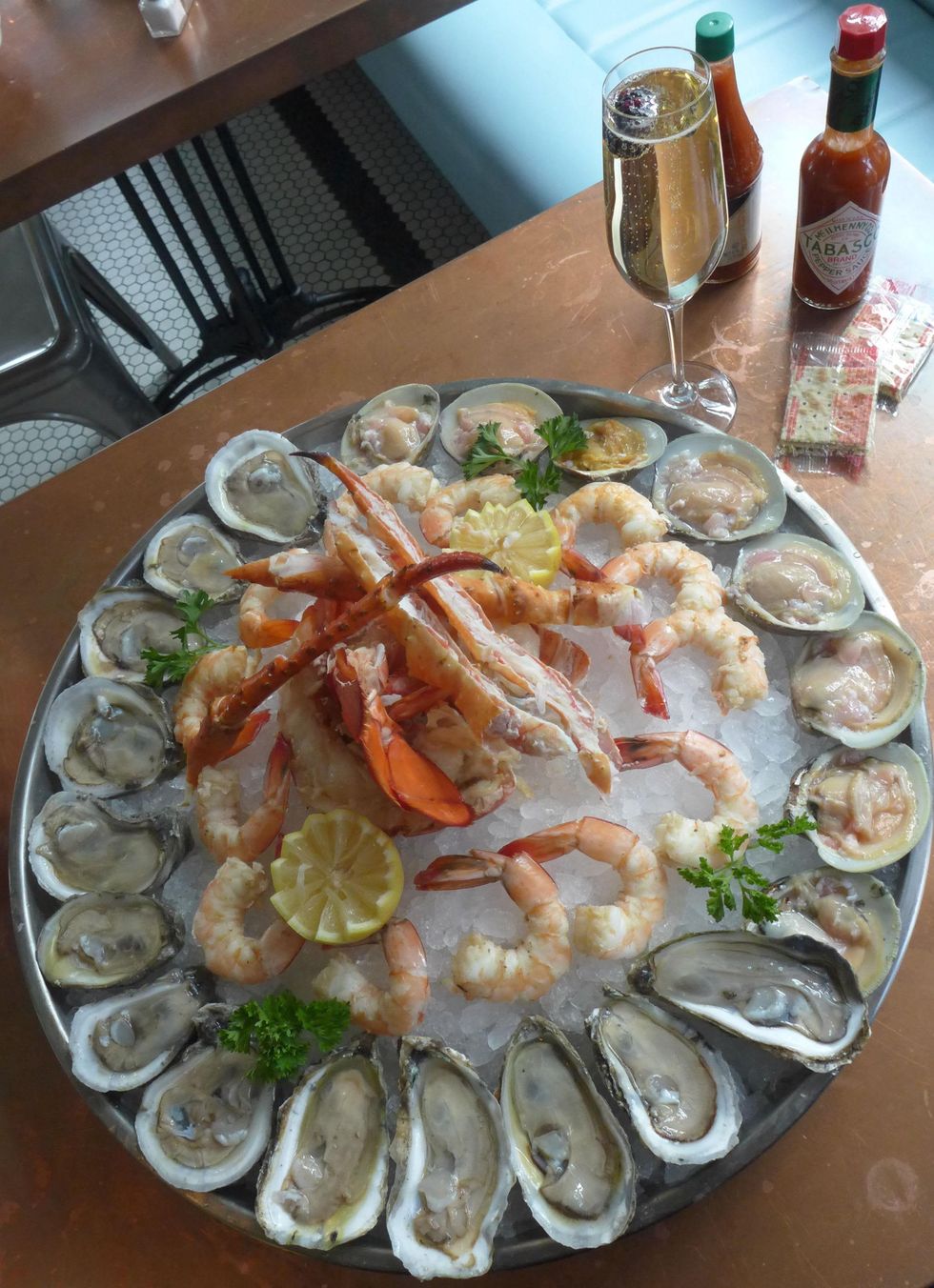 Liberty Kitchen seafood tower