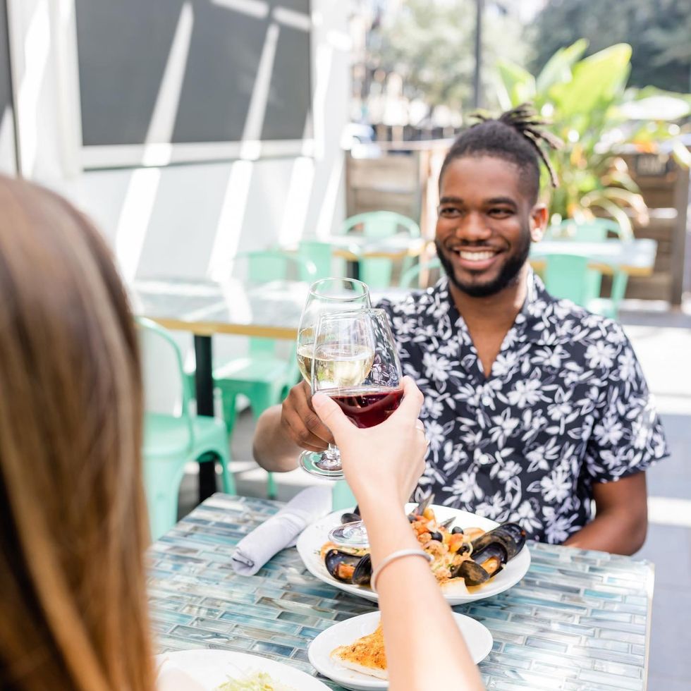 Libery Kitchen toast couple