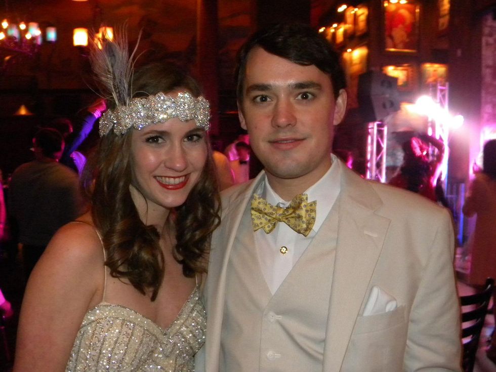 Lilly Lewis and Harrison Cullen at the TIRR party January 2015