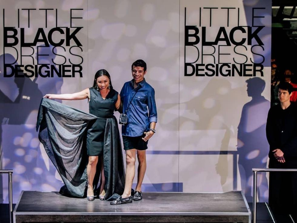 Lily Jang, Alan Gonzalez at Little Black Dress Designer 2017